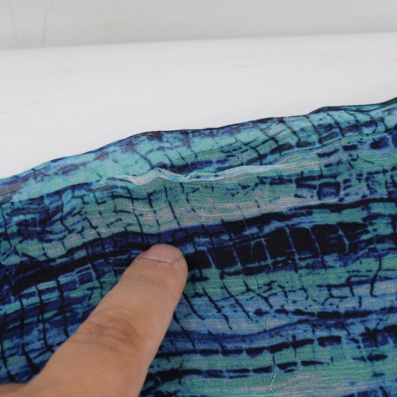 Ramy Brook Top Womens Small Silk Blouse Off the‎ Shoulder Long Sleeve lined tie - Picture 15 of 15